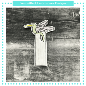 Hummingbird Bookmark {Two Sizes}