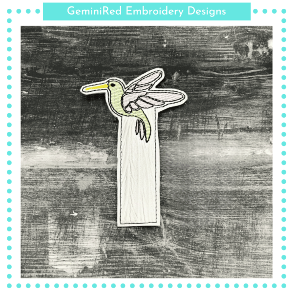 Hummingbird Bookmark {Two Sizes}