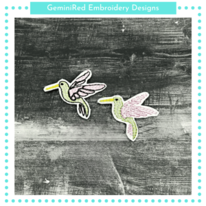 Hummingbird Feltie {4x4}