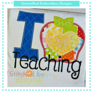 I Heart Apple Teaching {Four Sizes}