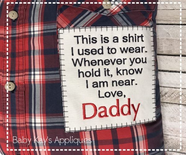 Someone Special Shirt Patch {Two Sizes}