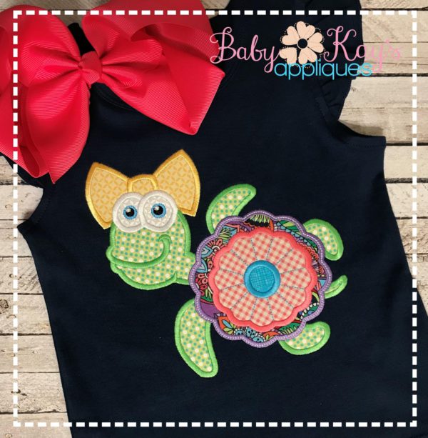 Silly Girl Sea Turtle {Four Sizes}
