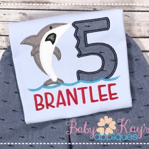 Shark Bite Number Set {Four Sizes}
