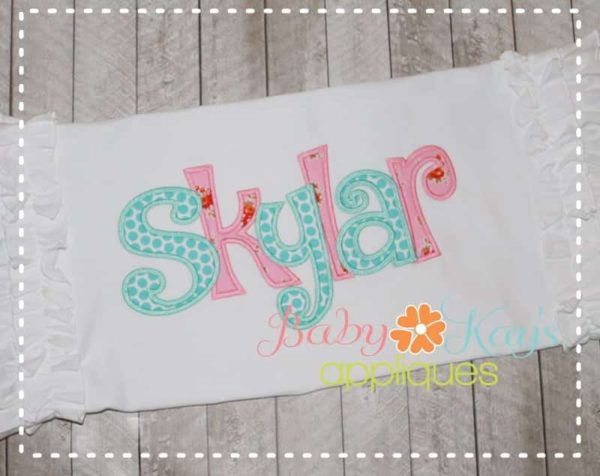 Jambo Appliqué Alpha {Five Sizes} - Image 2