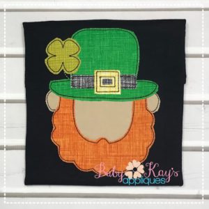 Leprechaun Bean Stitch Outline {Four Sizes}