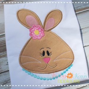 Sweet Girl Bunny Face {Four Sizes}