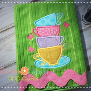 Stacked Tea Cups {Four Sizes}