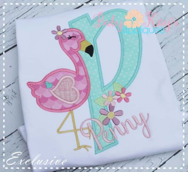 Flamingo Alpha {Four Sizes}
