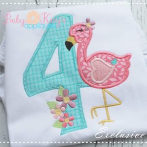 Flamingo Numbers {Four Sizes}