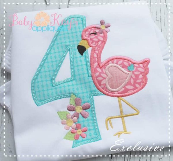 Flamingo Numbers {Four Sizes}
