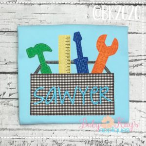 Tool Box Appliqué {Four Sizes}