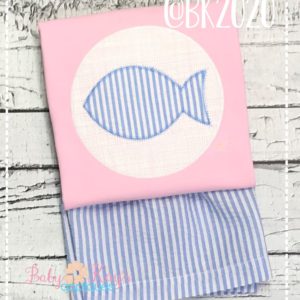 Fish in a Circle Frame {Four Sizes}