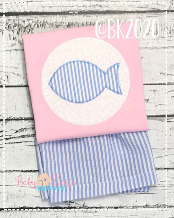 Fish in a Circle Frame {Four Sizes}