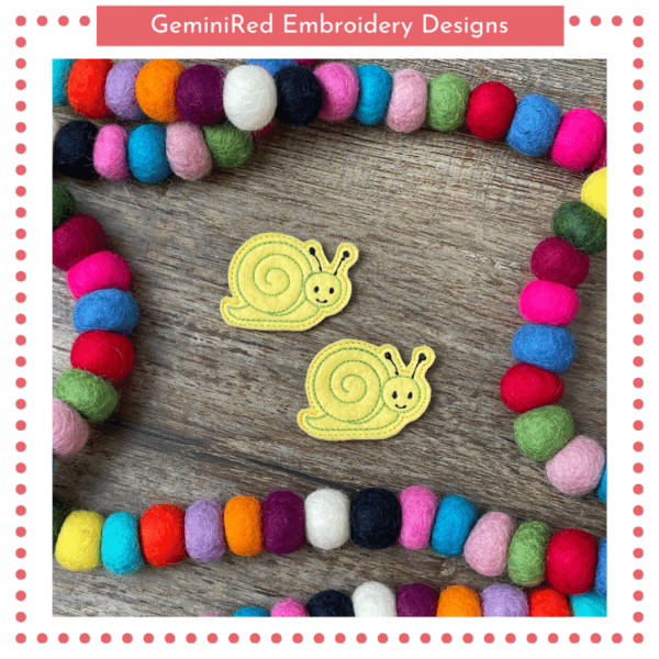 In the Hoop Snail Feltie {4x4}
