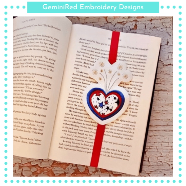 Independent Heart Bookband {4x4} - Image 2
