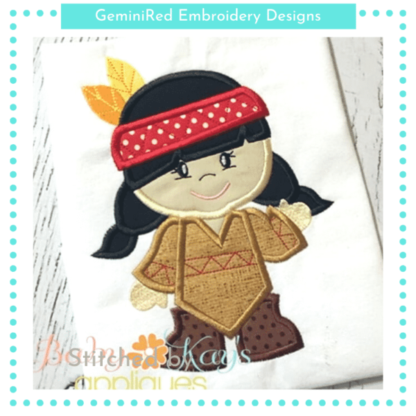 Indian Girl {Four Sizes}