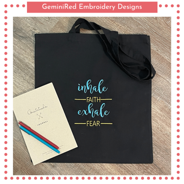Inhale Faith Exhale Fear {Three Sizes} - Image 2