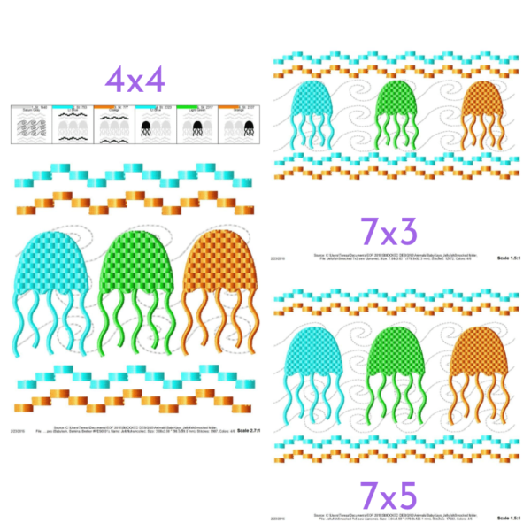 Jellyfish Faux Smock {Three Sizes} - Image 2