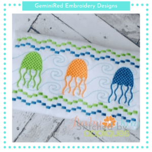 Jellyfish Faux Smock {Three Sizes}
