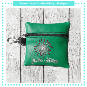 Just Blow Zipper Bag {4x4}