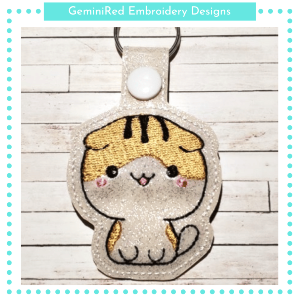 Kit Kat Key Fob {Eyelet & Snap} - Image 2