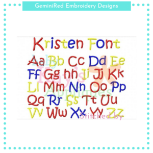 Kristen Font {Four Sizes}