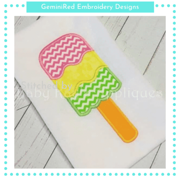 Layered Popsicle {Three Sizes}