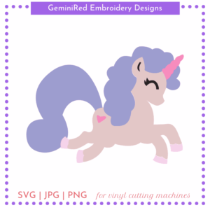 CUT FILE - Leaping Unicorn