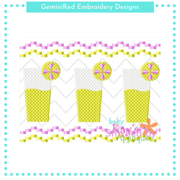 Lemonade Faux Smock {Three Sizes}