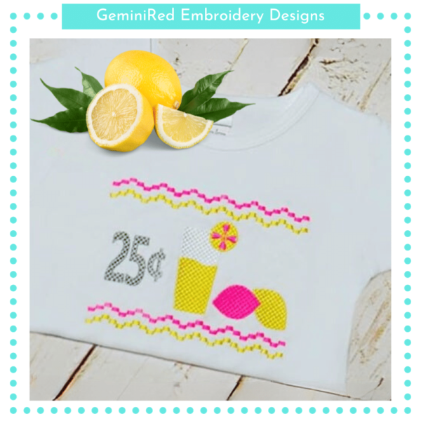Lemonade Stand Faux Smock {Three Sizes} - Image 2