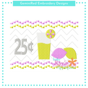 Lemonade Stand Faux Smock {Three Sizes}