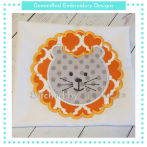 Lion Face {Four Sizes}