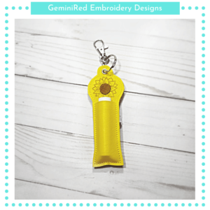 Sunflower Lip Balm Holders {Eyelet & Snap}