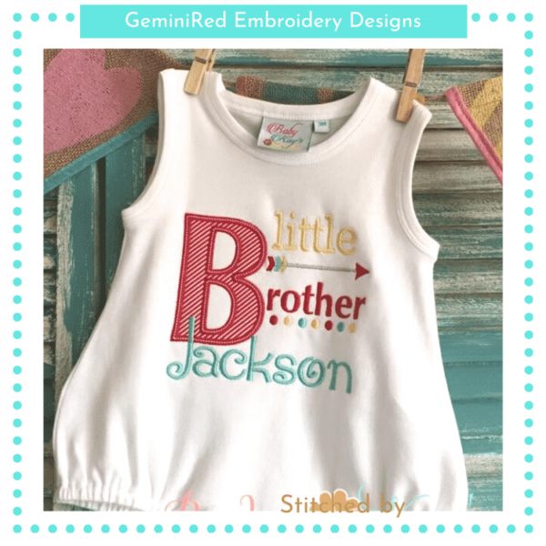 Little Brother Arrow {Four Sizes}