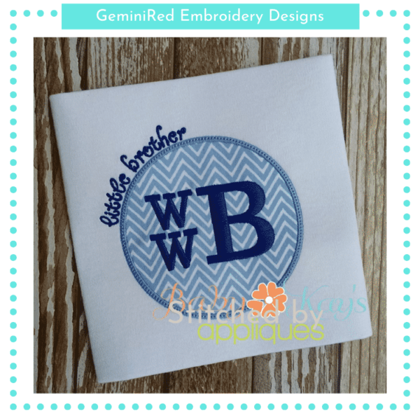 Little Brother Monogram Frame {Four Sizes}