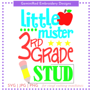 CUT FILE - 3rd Grade Stud