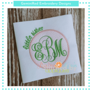 Little Sister Monogram Frame {Four Sizes}