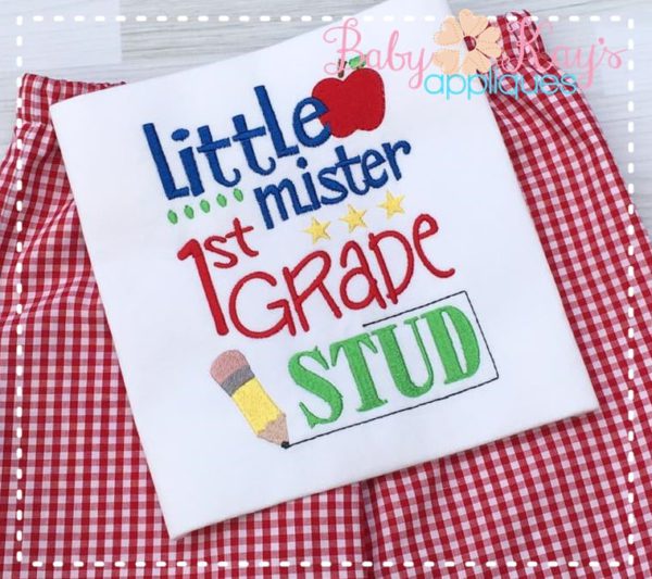 Little Mister 1st Grade Stud {Three Sizes}