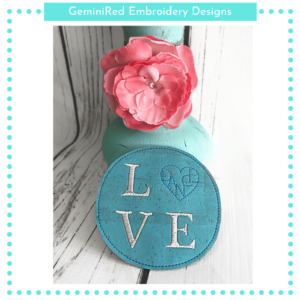 Love Dance Coaster {4x4}