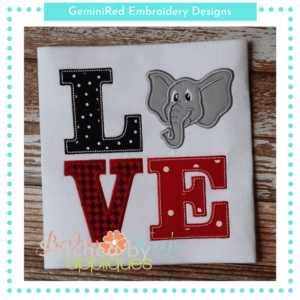 LOVE Elephant Mascot {Four Sizes}