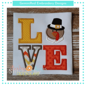LOVE Turkey Pilgrim Boy {Four Sizes}