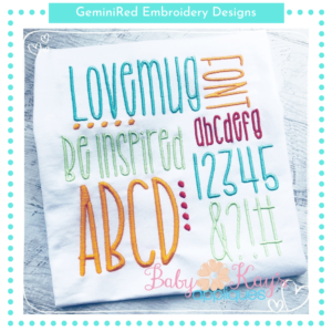 Lovemug Font {Five Sizes}