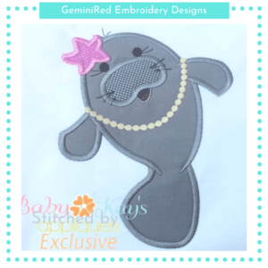 Manatee Girl {Four Sizes}