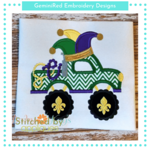 Mardi Gras Truck {Four Sizes}