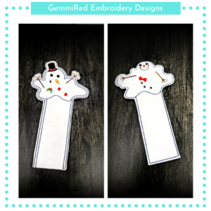 Melting Snowman Bookmark Set {Two Designs}