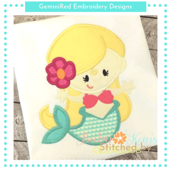 Mermaid Girl {Four Sizes}