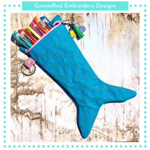 Mermaid Tail Pencil Bag {Two Sizes}