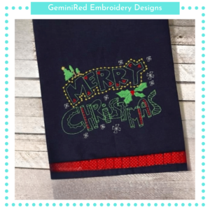 Merry Christmas Whimsical {Four Sizes}