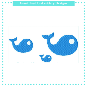 Mini Whale {Three Sizes}