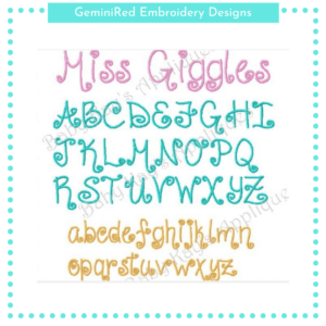 Miss Giggles Font {Four Sizes}